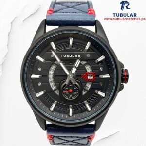 Tubular date and downsecond/smallsecond watch