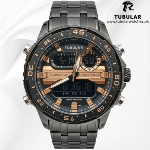 Tubular Digital and analog watch (DT-5801)