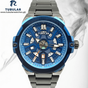 Tubular Analog Quartz date watch