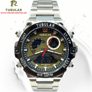 Tubular Digital and analog watch (DT-5617)