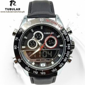 Tubular Digital and analog (dual time) watches