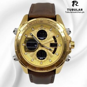 Digital and analog (dual time) watches