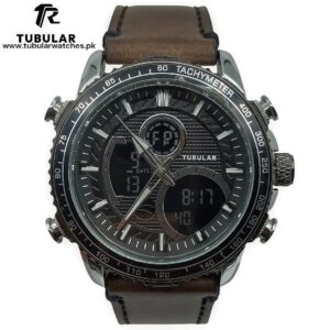 Tubular digital and Analog (dual time) watches