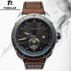 Tubular date and small second (rotating bezel) watch
