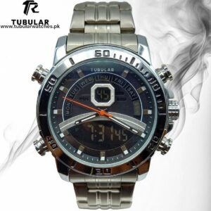 Tubular Digital and analog (dual time) watches