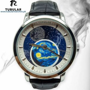 Tubular analog watch (Galaxy face)