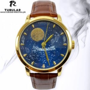 Tubular analog watch (Galaxy face)