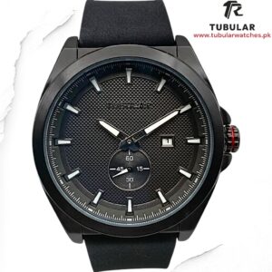 Tubular date and downsecond watch