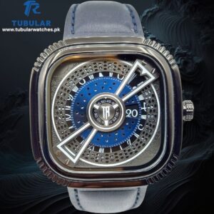 Tubular Texture Square Dial watch