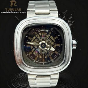 Tubular Square Wheel Dial Watch