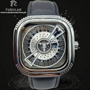 Tubular Texture Square Dial watch