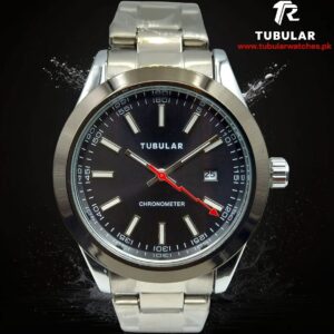 Tubular Analog Quartz date watch