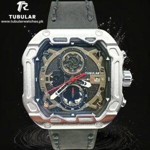 Tubular Square Chronograph Watch (M-5562)