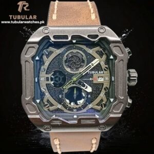 Tubular Square Chronograph Watch (M-5562)