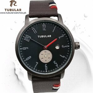 Tubular date and down second watch