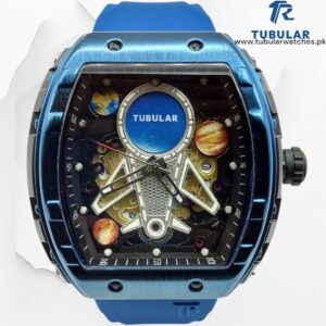 Tubular Rectangular Luminous Date watch (moon face Edition)