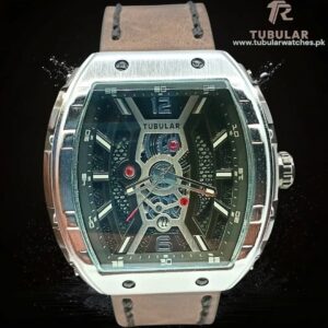 Tubular Rectangular luminous Date watch