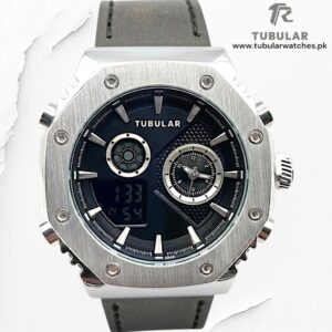 Tubular Digital and analog watch (DT-5649)