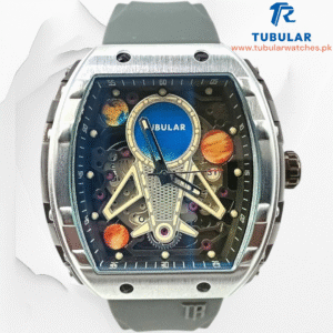 Tubular Rectangular Luminous Date watch (moon face Edition)