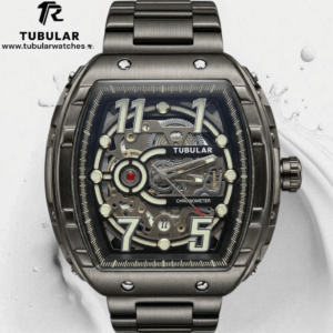 Tubular Rectangular Date luminous watches