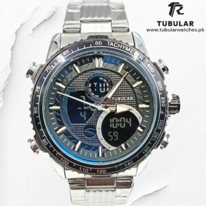 Tubular Digital and analog watch (DT-5229)