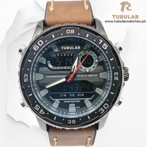 Tubular Digital and analog watch (DT-5801)