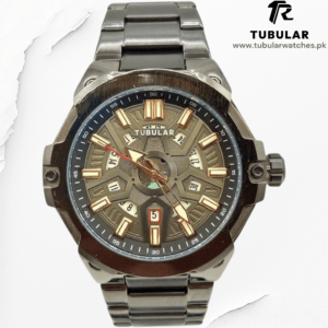 Tubular Analog Quartz date watch