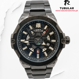 Tubular Analog Quartz date watch
