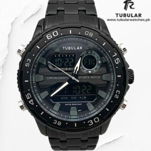 Tubular Digital and analog watch (DT-5801)