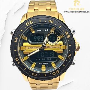 Tubular Digital and analog watch (DT-5801)