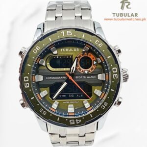 Tubular Digital and analog watch (DT-5801)