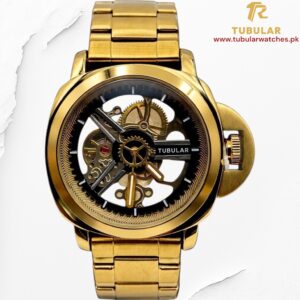 Tubular Skeleton Quartz watch (wheel face Edition)